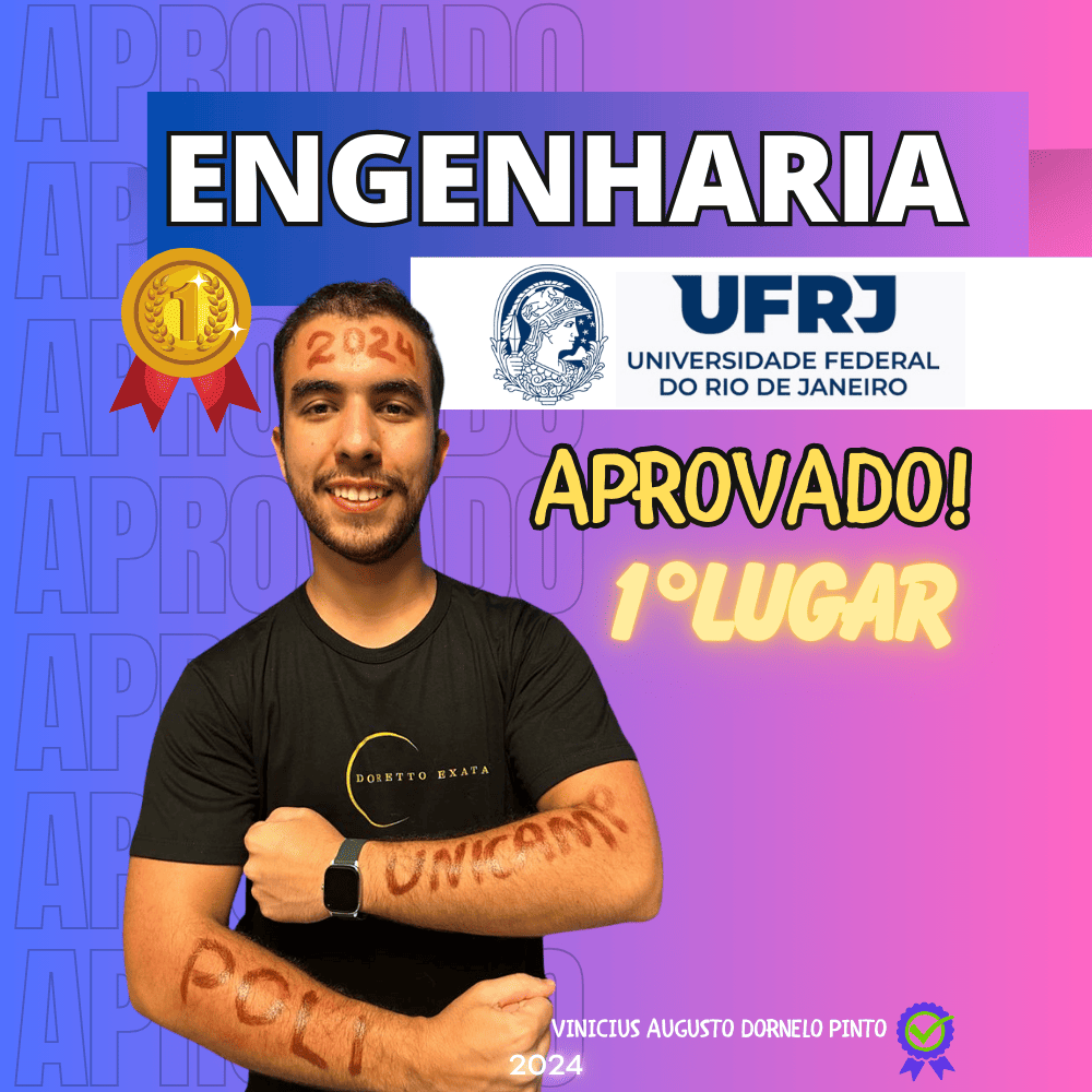 Depoimento ou aprovação Doretto Exatas