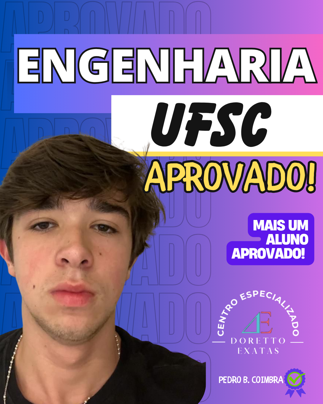 Aprovação em Engenharia UFSC