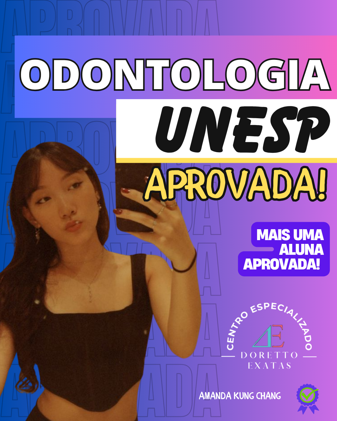 Aprovação em Odontologia UNESP