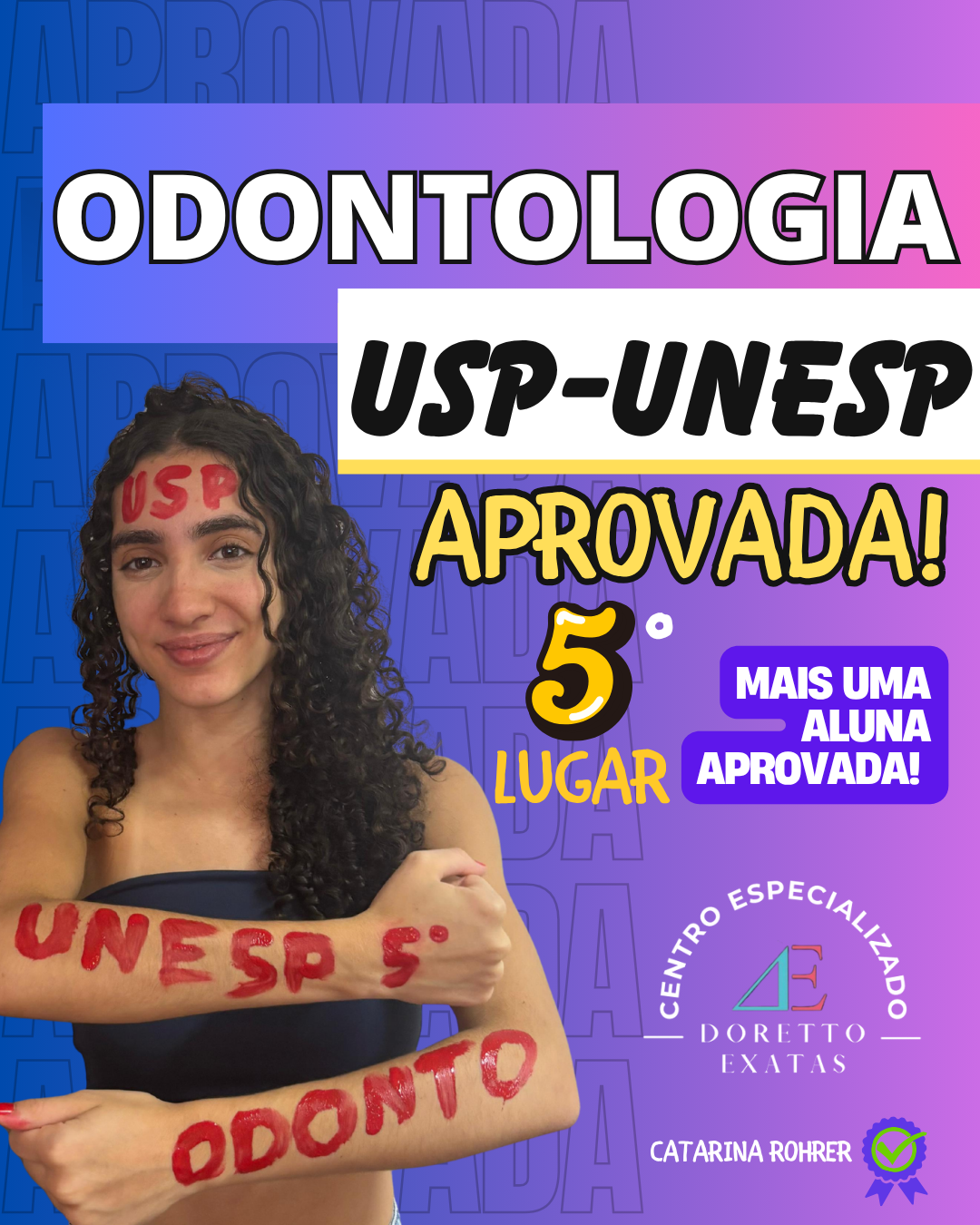 Aprovação em Odontologia USP e UNESP